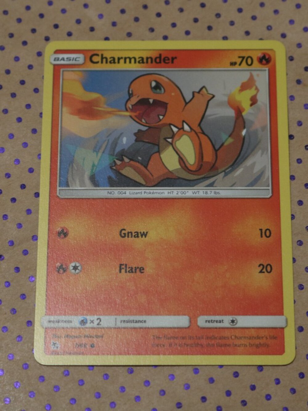 Charmander 7/68 Pokemon Card (2019)